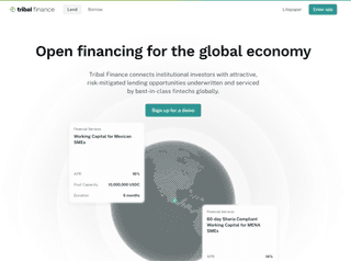 A decentralized finance platform for crypto transactions.